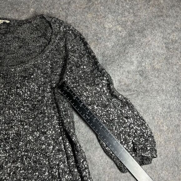 Eileen Fisher Shimmer Karma Sweater Women’s Large Linen Blend Scoop Neck 3/4 - Picture 8 of 9